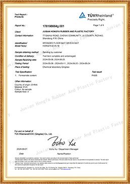 EVA MAT-2024 2015 2115 CERTIFICATES