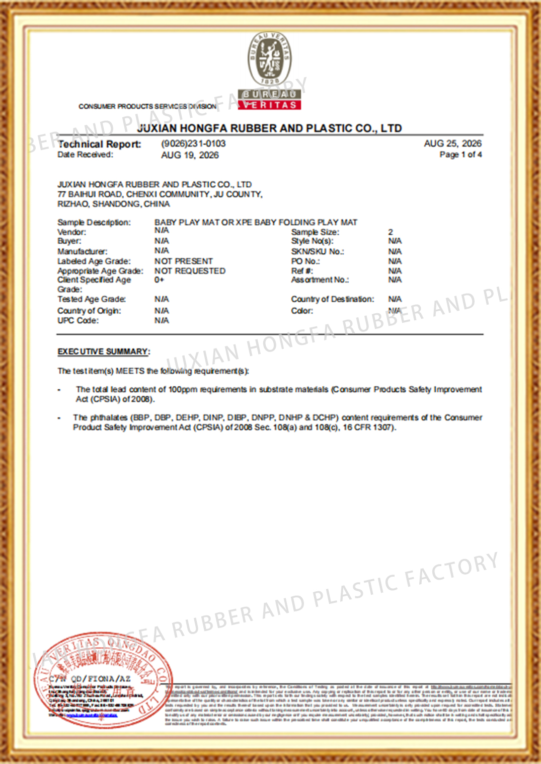 BLAY PLAY MAT-CPSIA-2026